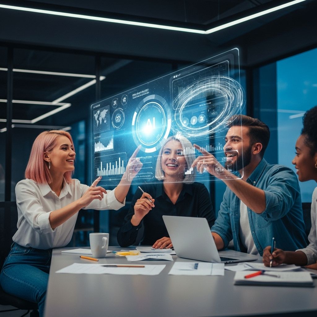 Workshop di definizione della missione con lavagna e note